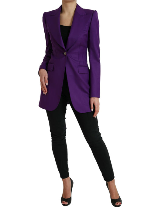 Elegant Wool Blazer with Silk Lining