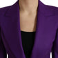 Elegant Wool Blazer with Silk Lining