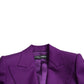 Elegant Wool Blazer with Silk Lining
