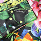 Elegant Multicolor Silk Blend Floral Blazer