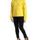 Exquisite Yellow Denim Button-Down Jacket
