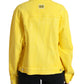 Exquisite Yellow Denim Button-Down Jacket