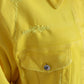 Exquisite Yellow Denim Button-Down Jacket