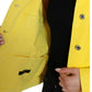 Exquisite Yellow Denim Button-Down Jacket