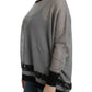 Chic Asymmetric Embellished Knit Sweater