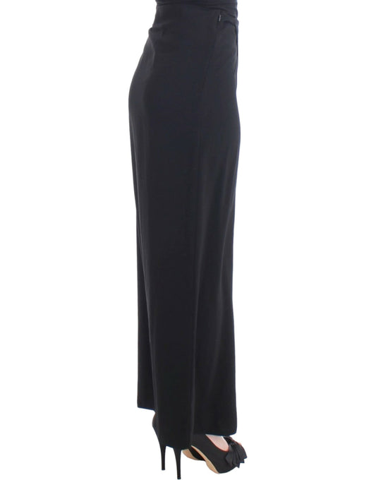 Elegant Black Maxi Skirt for Evening Elegance