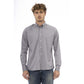 Gray Cotton Men Shirt