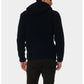 Blue Acrylic Men Sweater