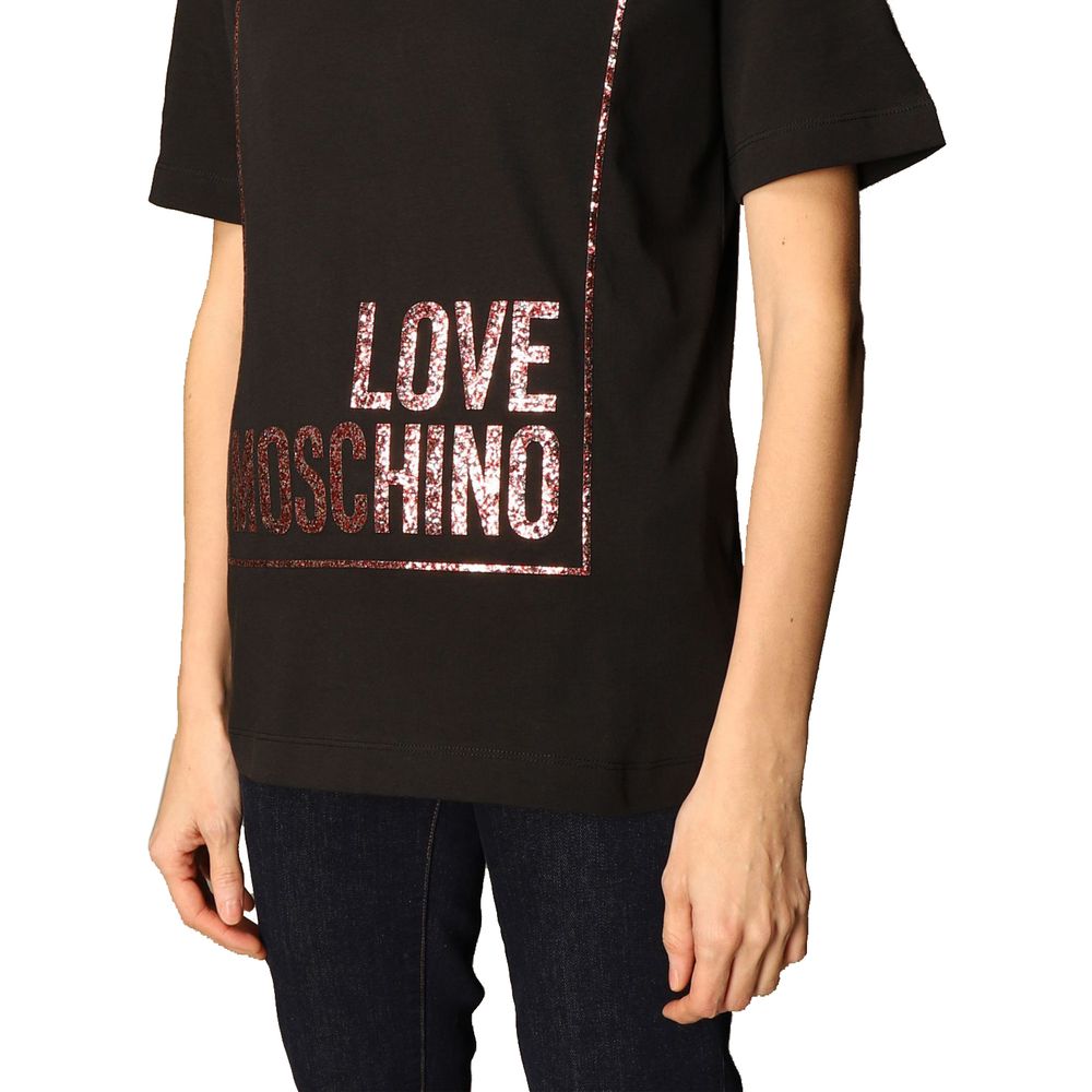Black Cotton Women Top