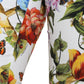 Floral High Waist Cropped Fashion Pants