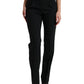 Elegant High-Waist Tapered Wool Pants