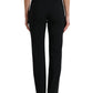 Elegant High-Waist Tapered Wool Pants
