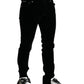 Elegant Black Skinny Denim Jeans