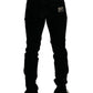 Elegant Black Skinny Denim Jeans