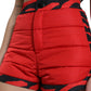 Chic Red High-Waist Hot Pants Shorts