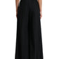 High Waist Wide Leg Pants with Slit