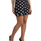 High Waist Bermuda Shorts with Logo Detail
