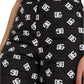High Waist Bermuda Shorts with Logo Detail