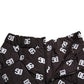 High Waist Bermuda Shorts with Logo Detail
