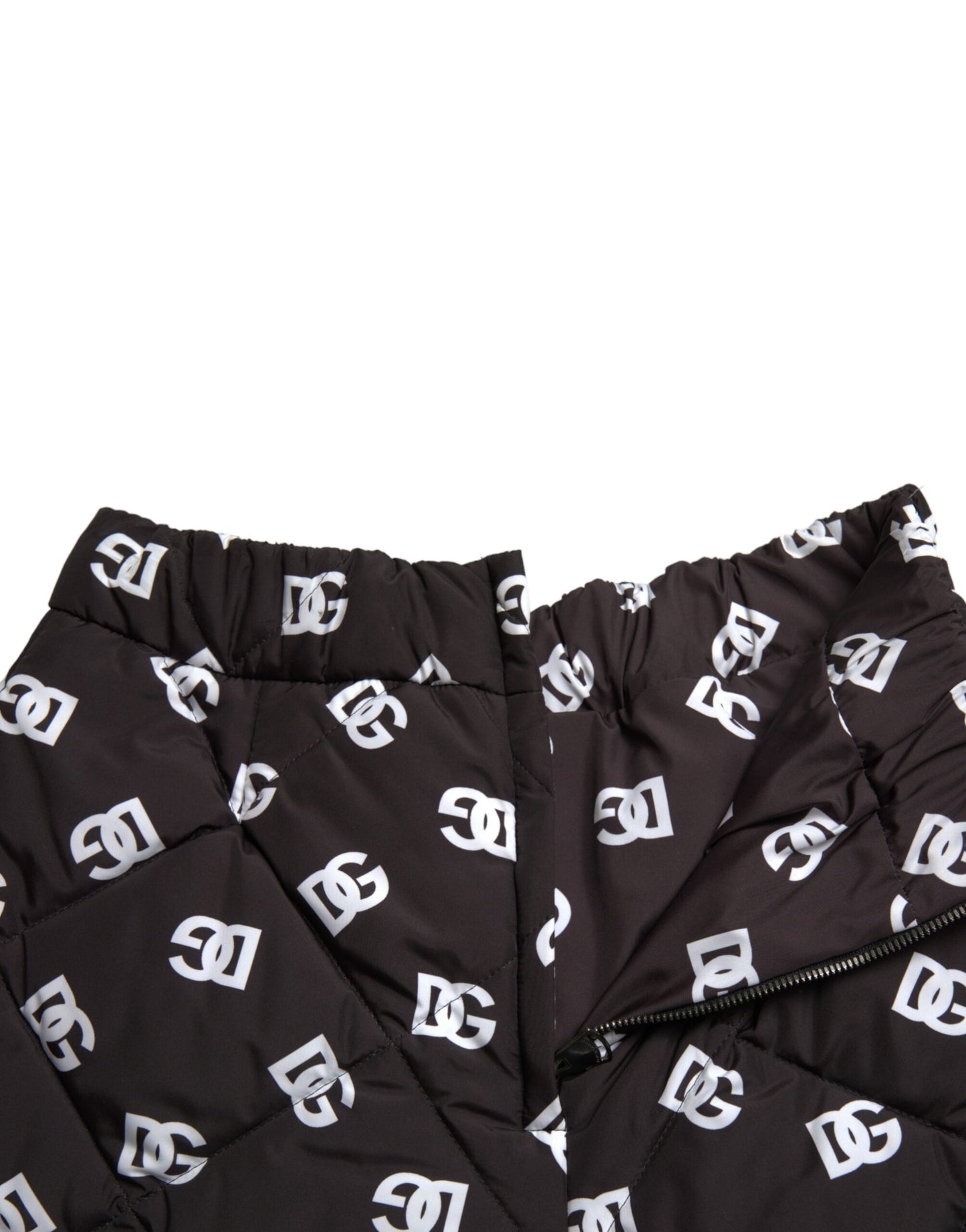 High Waist Bermuda Shorts with Logo Detail