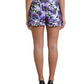 High Waist Floral Charm Shorts