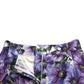 High Waist Floral Charm Shorts