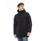 Black Polyester Men Jacket