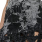 Chic High Waist Mini Denim Skirt with Lace Trim