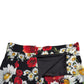 Floral A-Line Midi Silk Skirt - Elegant and Chic
