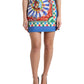 Sicilian Carretto Cotton Mini Skirt