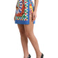 Sicilian Carretto Cotton Mini Skirt