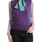 Silk Knitted Bow Sweater - Multicolor Luxury