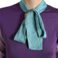 Silk Knitted Bow Sweater - Multicolor Luxury