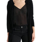 Elegant Cashmere Cardigan Vest Sweater