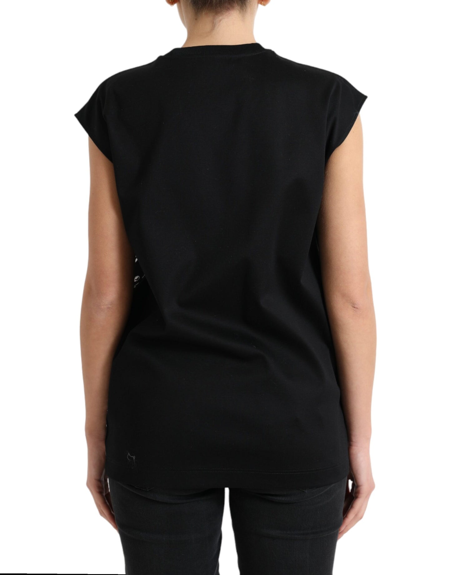 Floral Elegance Cotton Tank Top