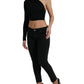 Chic One Shoulder Cropped Blouse