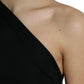 Chic One Shoulder Cropped Blouse