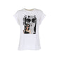 Elegant Rhinestone Embellished Crew-Neck Tee