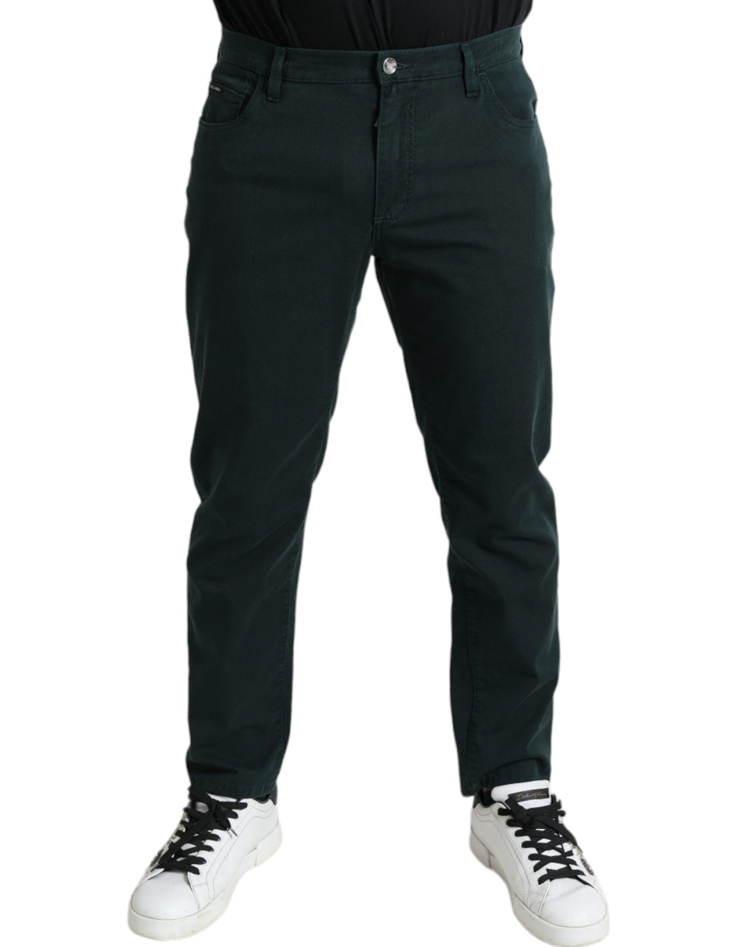 Chic Green Skinny Jeans for Modern Elegance