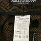 Elegant Wool Blend Brown Shorts