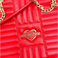 Chic Quilted Shopper Tote in Pink
