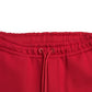 Sizzling Red Cotton Blend Jogger Pants