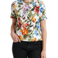 Floral Cotton Round Neck Top