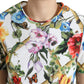Floral Cotton Round Neck Top