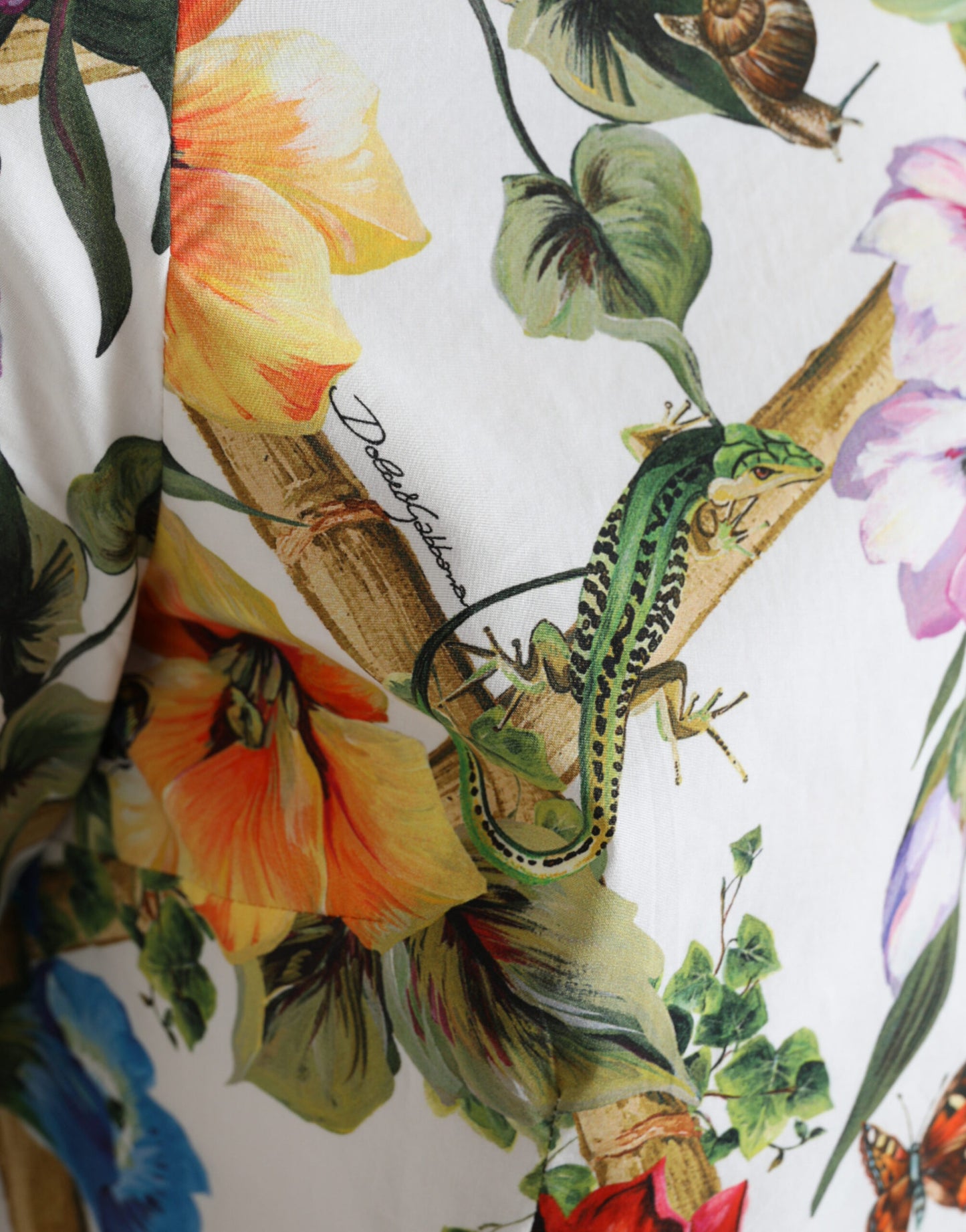 Floral Cotton Round Neck Top
