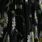 Elegant Floral Sheer A-Line Silk Dress