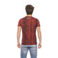 Red Cotton Men T-Shirt