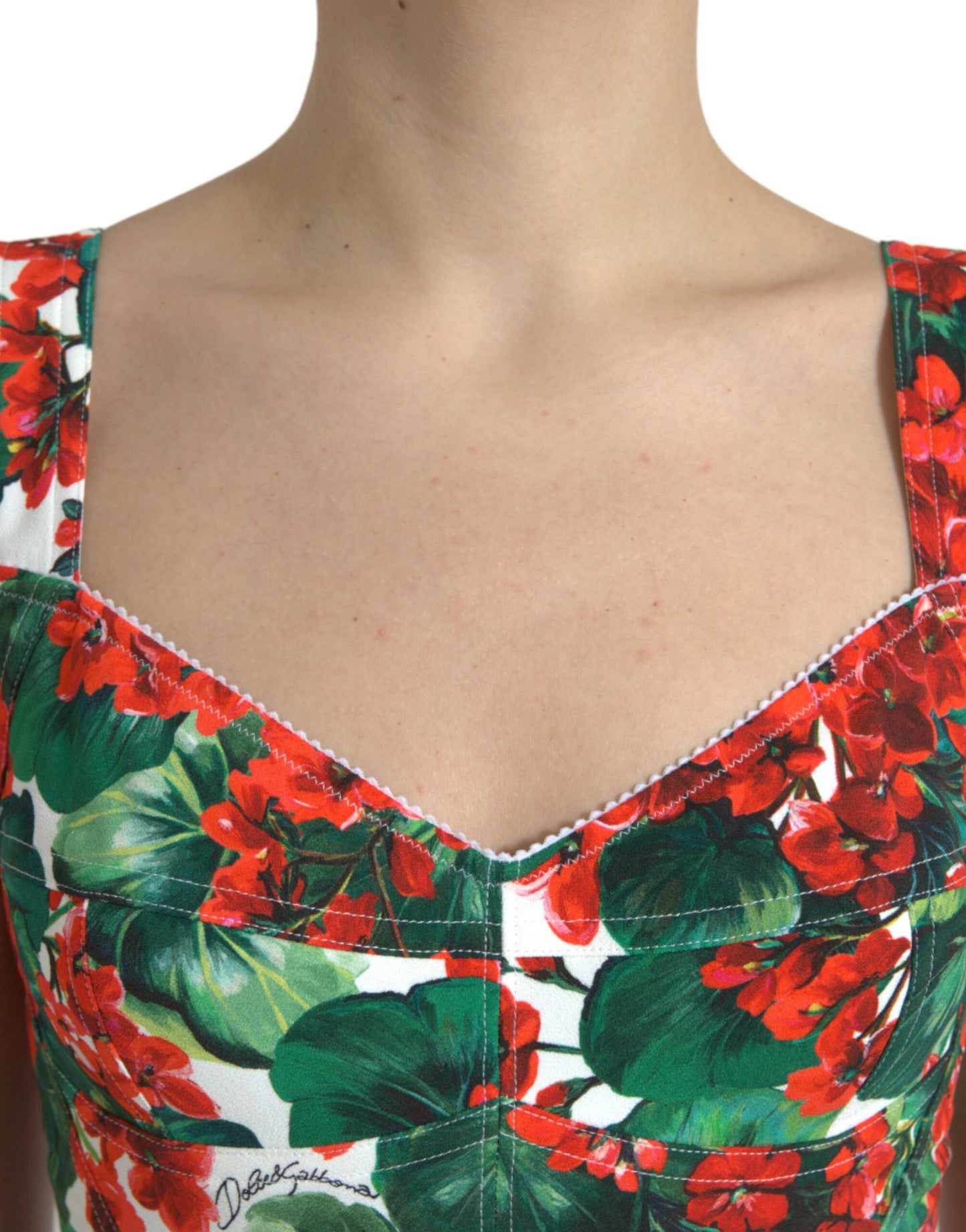 Elegant Floral Bodycon Sheath Dress