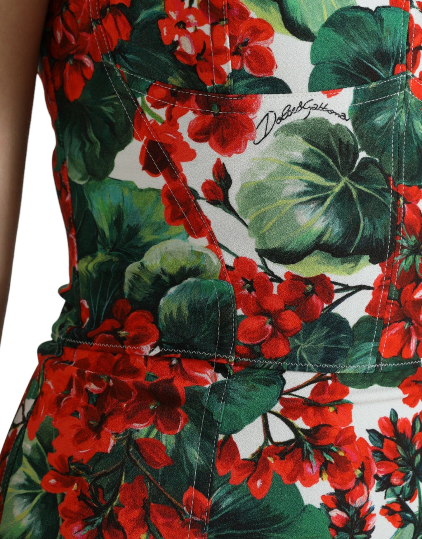 Elegant Floral Bodycon Sheath Dress