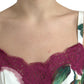 Elegant White Lace Silk Floral A-line Dress